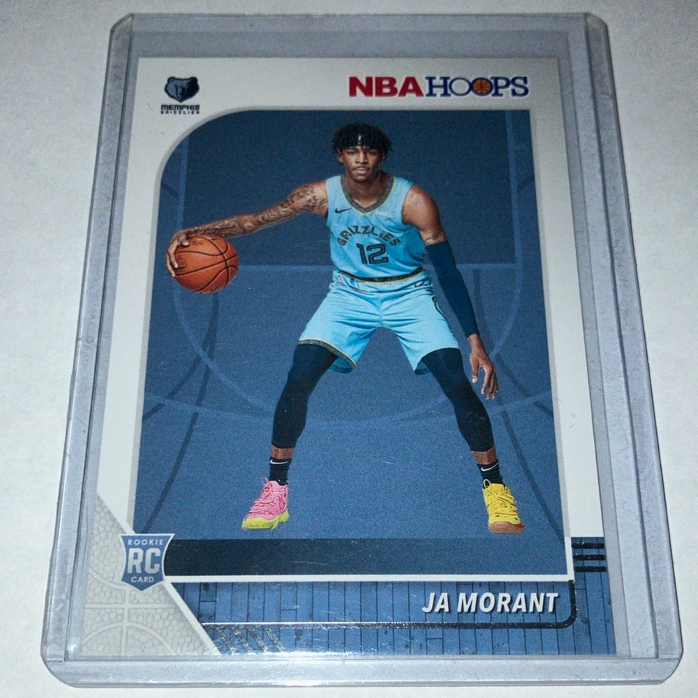 2019-20 NBA Hoops Ja Morant Memphis Grizzlies Rookie Card RC - Picture 1 of 3